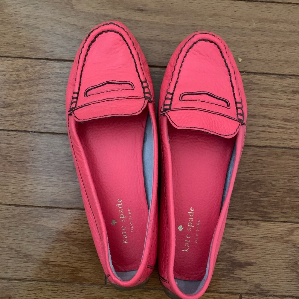 Kate Spade Pink and Black Flats